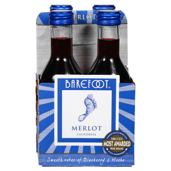 Barefoot Merlot 4Pack