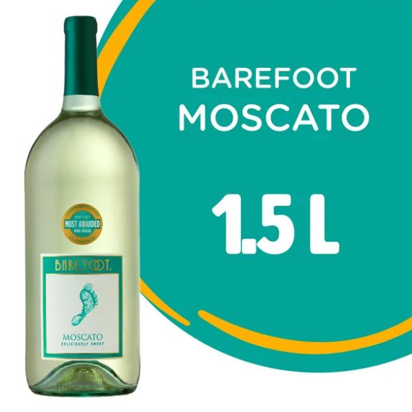 Barefoot Moscato Sweet White Wine 1.5L