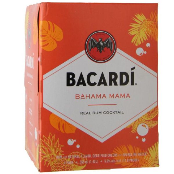 Bacardi Bahama Mama Cocktail 4Pack
