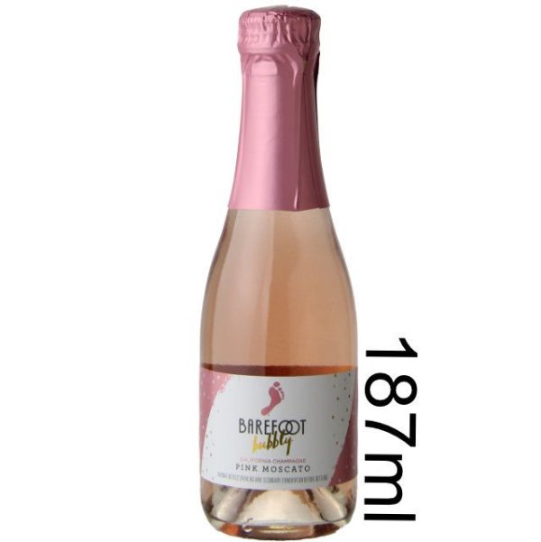 Barefoot Pink Moscato Single 187ml