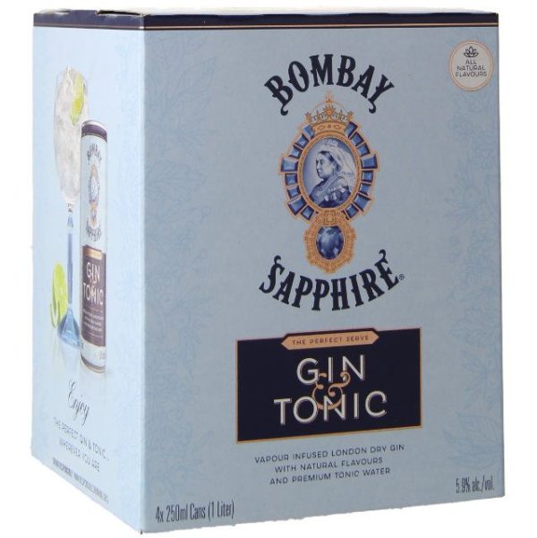 Bombay Cocktail Gin 250ml 4Pack