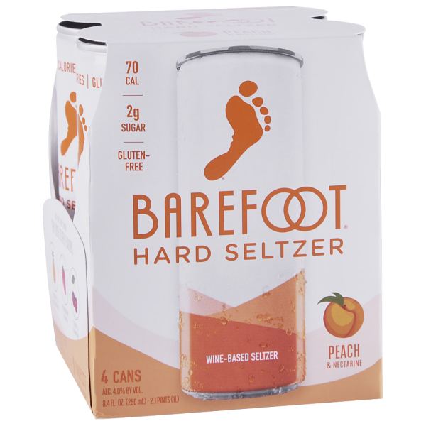 Barefoot Hard Peach 4Pack