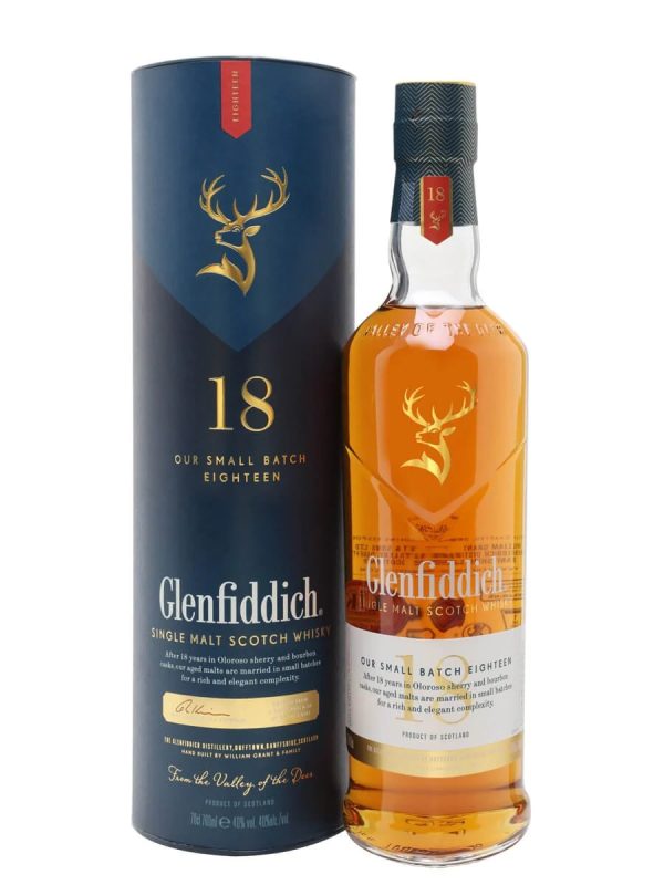 Glenfiddich 18 Year Old Single Malt Scotch Whisky 750ml