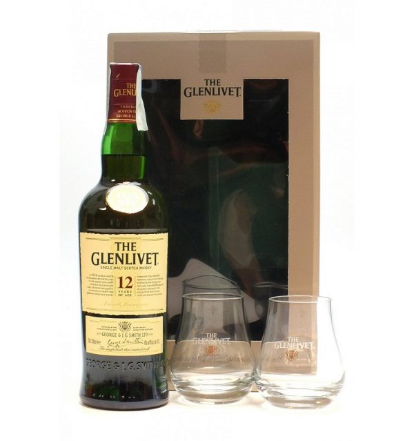 The Glenlivet Single Malt 12yr Gift Set 750ml