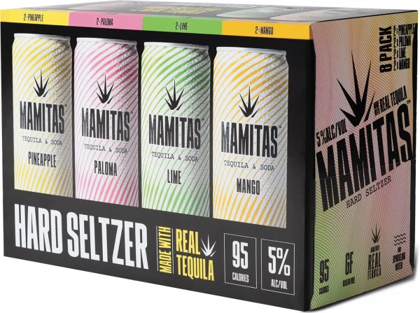 Mamitas Mixed Flavors 8 Can