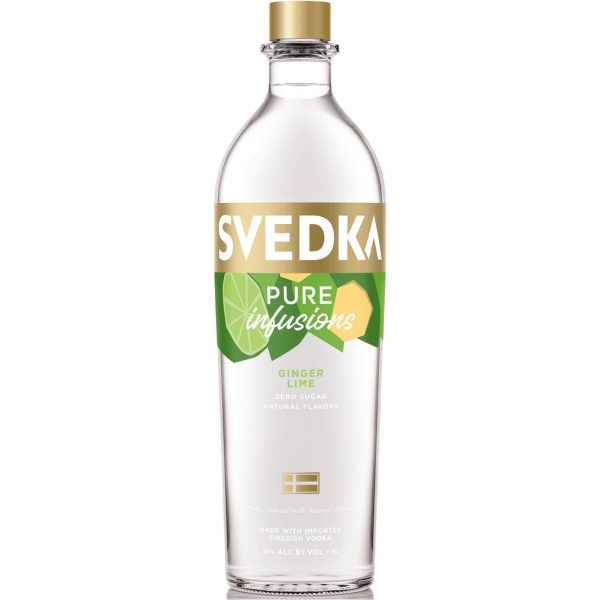 Svedka Pure Infusions Ginger Lime 750ml