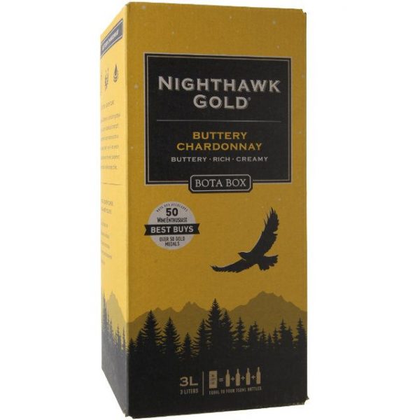 Bota Box Nighthawk Gold Chardonnay 3L