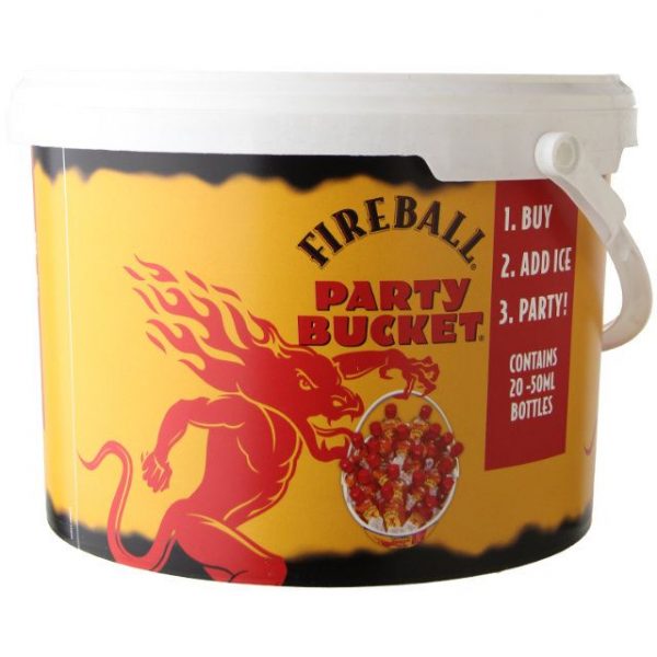 Fireball 50ml Party Bucket 20 Bottle