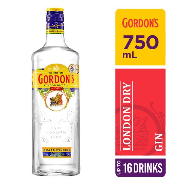 Gordons London Dry Gin 750ml