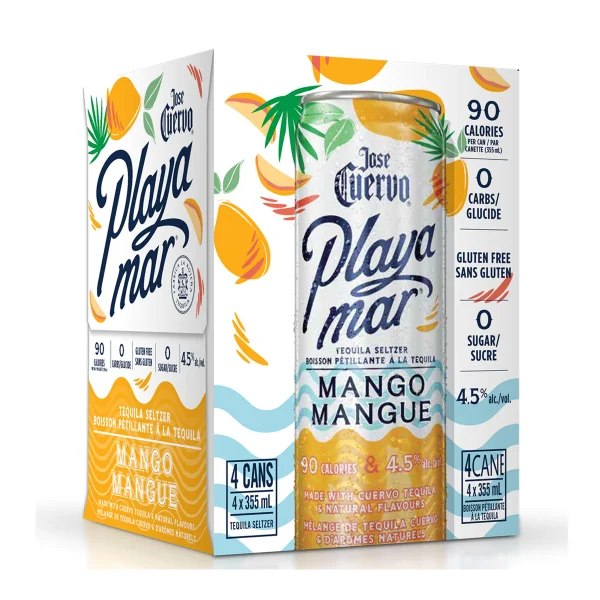 Cuervo Playamar Black Mango 4Pack