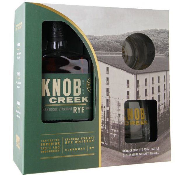 Knob Creek Rye W/ 2 Glasses 750ml