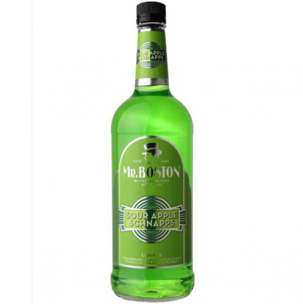 Mr. Boston Sour Apple Schnapps 1L