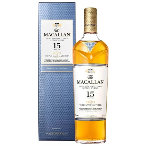 The Macallan Triple Cask 15 Year Scotch 750ml