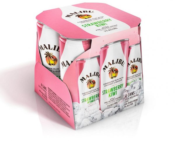 Malibu Strawberry Kiwi 4 Pack