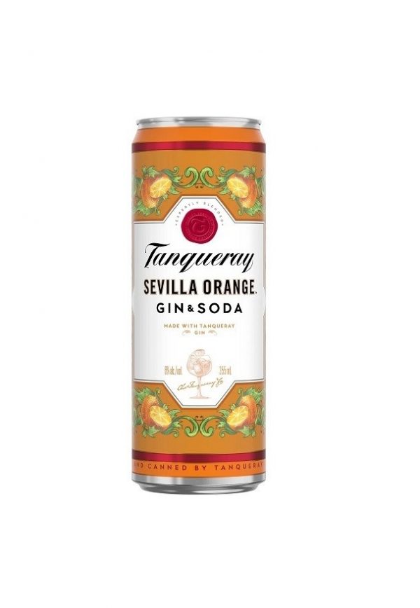 Tanqueray Sevilla Orange Soda 355ml Can