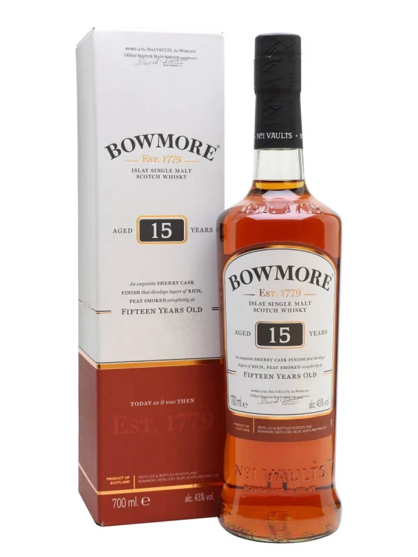 Bowmore Islay Single Malt 15yr 750ml